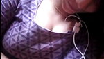 Sexy girl showing her pussy on vc