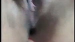 Sexy girl showing her pussy on vc