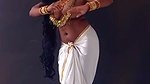 Sexy model showing her nipple