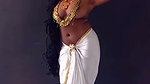 Sexy model showing her nipple