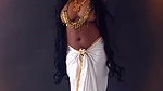Sexy model showing her nipple