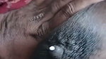 Telugu aunty show her black boobs with milk