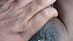 Telugu aunty show her black boobs with milk