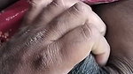 Telugu aunty show her black boobs with milk