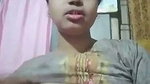 Horny Village Bhabhi Pressing Her Boobs