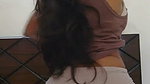Beautiful hot girl showing her asshole