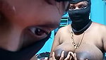 Big huge boobs Tamil aunty showing with devar