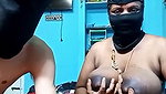 Big huge boobs Tamil aunty showing with devar