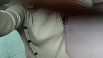 Hot girl show her slim boobs  enjoying