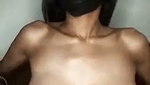 Hot girlfriend showing her sexy boob