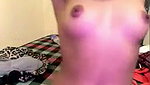Sexy girl showing her hot figure on live