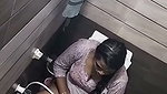 Aunty washing her pussy