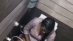 Aunty washing her pussy