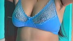 Beautiful bhabhi showing her boob in transparent bra