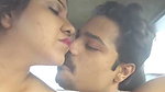 Beautiful hot girl give Blowjob  riding bf dick inside running car