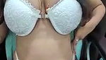 Beautiful hot girl showing her sexy boob