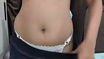 Beautiful hot girl showing her sexy boob