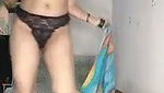 Beautiful slim bhabhi suck her Beautiful boob  showing her sexy ass