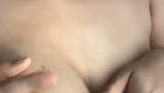 Big boob aunty suck her own boob