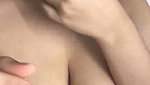 Big boob aunty suck her own boob