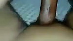 Hot girl riding slowly in hotel room