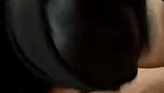 Hot housewife showing her soft boob  suck his husband cock
