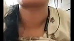 Sexy girl showing her boobs on vc