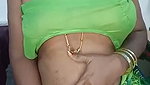 Tamil mature aunty show her black boob