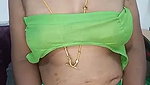 Tamil mature aunty show her black boob