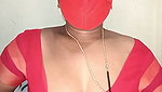 Telugu mature aunty show her boob