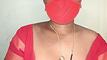Telugu mature aunty show her boob