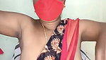 Telugu mature aunty show her boob
