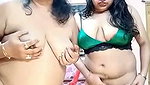 Two Lesbian bhabhi showing  Masturbating
