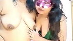 Two Lesbian bhabhi showing  Masturbating