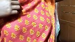 Village bhabhi boob press by nephew  showing her slim figure