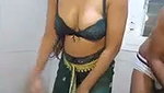 Aunty showing her sexy big ass