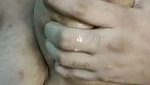 Hot aunty pressing her boob  show her ass