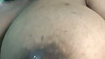 Hot aunty pressing her boob  show her ass