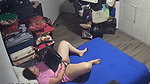 Husband caught his wife Masturbating  showing on vc