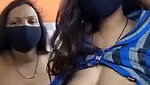 Two bhabhi showing her boobs  pressing
