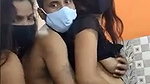 Uncle enjoying with two aunty