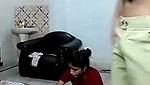 Desi Pregnent Wife Giving Handjob to Hubby