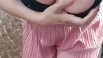 Aunty showing her sexy boob  pink pussy