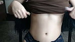 Beautiful girl showing her sweet boobs