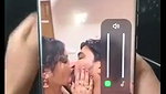 Husband waching his wife video on Mobile
