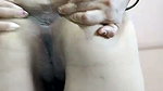 Sexy girl showing her asshole  rubing her pussy