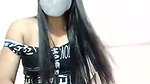Sexy girl showing her asshole  rubing her pussy
