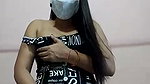 Sexy girl showing her asshole  rubing her pussy