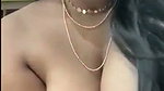 Sexy girl showing her dark nipple boob