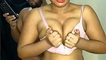 Two ladies give Blowjob to same boyfriend